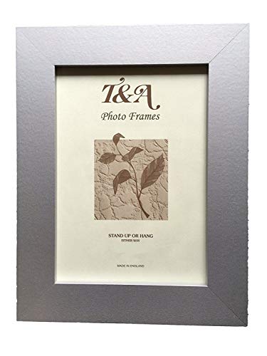 Cissbury 7 x 5 Argento Scatola Cornice portafoto, GB Fatto