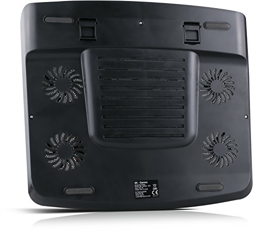 NOTEBOOK LAPTOP KÜHLER COOLER STÄNDER- 5 x LÜFTER – 2 x USB – 10 – 17″ ZOLL - 7