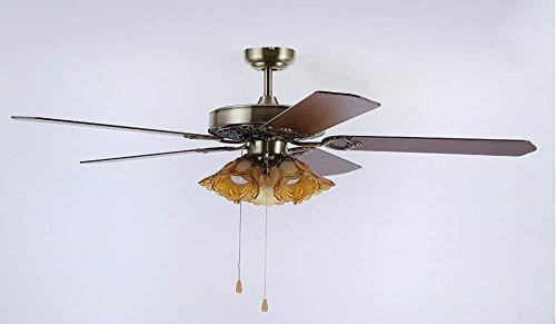 Preisvergleich Produktbild RBB Personalisierte Dekorative Beleuchtung Unsichtbare Deckenventilator, Wohnzimmer Fan Pendelleuchte, Crystal European Style Band Lampe Deckenventilator, Moderne Einfache Restaurant Fan Lampe