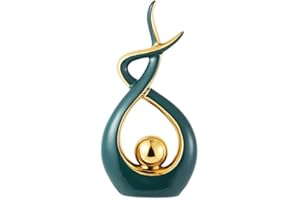 ‎CESTATIVO CESTATIVO Keramik Statue, Moderne Abstrakte Skulptur, Haus Deko, Tischdekoration für Wohnzimmer, Schlafzimmer, Esszimmer, Büro