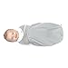 Ergobaby lightweight swaddler, one size, single pack, Stone