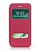 Produktbild ISIN Handy Fall Serie Premium PU-Leder Schutzhülle für Apple iphone 7 2016 mit Zwei Fenster (Peachblow)