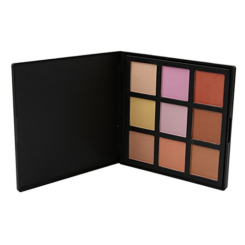 VWH 9 Farben Lidschatten Palette Makeup Eyeshadow Kosmetik Profi Augenpalette - 4