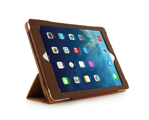 JAMMYLIZARD | Hülle für [ iPad Air 5. Generation ] Ledertasche Smart Cover, BRAUN & HONIG 2. Edition - 3