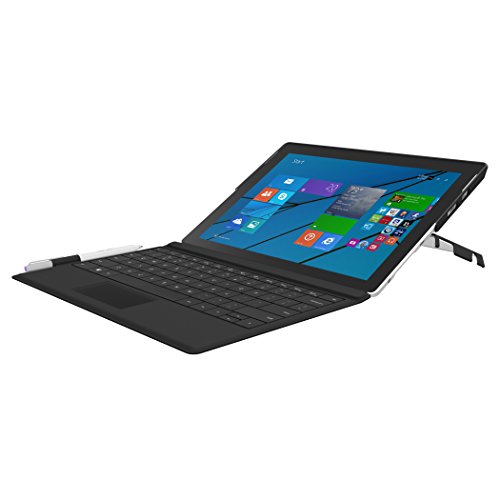 Incipio Feather [Advance] Extrem Dünne Folio Schutzhülle mit Kickstand Kompatibel mit Microsoft Surface 3 – Schwarz - 5
