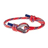 BONITO PULSERA NAUTICA PARA TODOS - El pulsera trenzada es perfecto para gente que vive en la ciudad, que tiene estilo de vida activo, que está activa socialmente, y que aprecia los trabajos artesanos. Perfecto para el uso de ambos - hombres y mujeres;