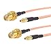 Produktbild Kingsea 2 Stück 20cm MCX Stecker auf RP-SMA Pigtail RG316 Antenne Verlängerungskabel für SDR am PC,DVB-T Stick