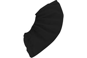 POO4KARK 100 Stück schwarzer Einweg-Schuhüberzug Vlies, dicker Schuhüberzug Vlies, einmaliger Schuhüberzug, rutschfester Schuhüberzug, Haushalts-Fußüberzug Schuhüberzieher Rutschfest (Black, One Size)