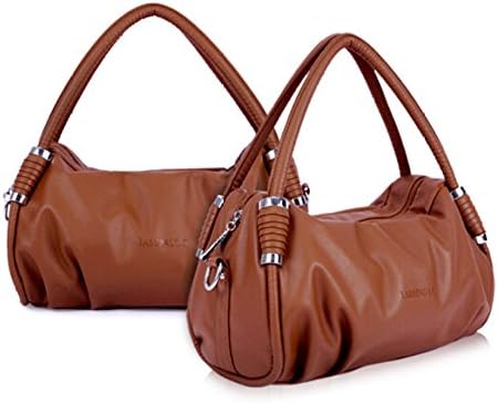 UKCREATIVE_UK Women Casual Soft Leather Bag Motorcycle Bag One Shoulder Handbag