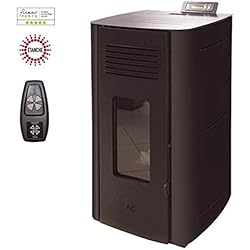 Poêle à granules HYDRO ELIO ETANCHE 13KW - Noir option télécommande