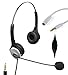 Produktbild 4 Call h502j35 Wired Handy Headset w/verstellbare Kopfbügel & Boom Noise Cancelling Mikrofon für Apple iPhone Samsung Galaxy LG HTC Handy & die meisten Android Smartphones W/3,5 MM Kopfhörer Jack