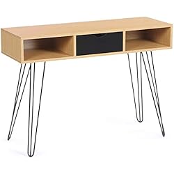 IDMarket - Console vintage NOEMI bois pied épingle