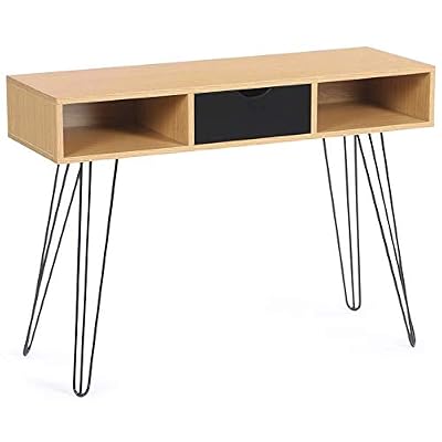 IDMarket - Console vintage NOEMI bois pied épingle