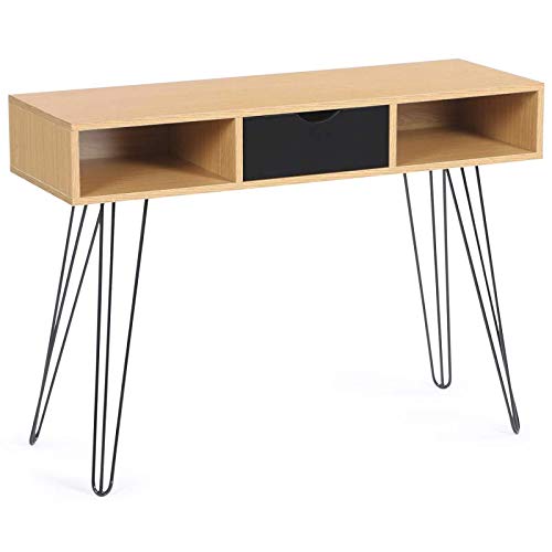 IDMarket - Console vintage NOEMI bois pied épingle