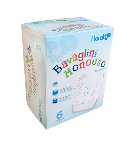 Baby Einmal Lätzchen 2er Set (= 2×40= 80Stück) Esslätzchen Kindermotive Einweglätzchen NEU NEU - 2