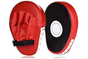 Hihamer Boxe 1Paire Pattes d'ours Boxe pour Boxe Taekwondo Muay Thaï MMA Cible Pad pour l'Entraînement de Sport de Combat