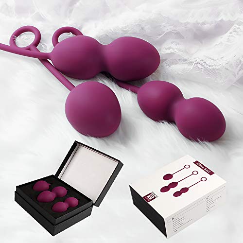 SVAKOM Kit d'Exercice Formation Massage Boule de Geisha Vibromasseur femme