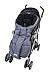 Altabebe AL2277P-01 Flash Winter Footmuff for Strollers (12-36 Months, Dark Grey / Black)