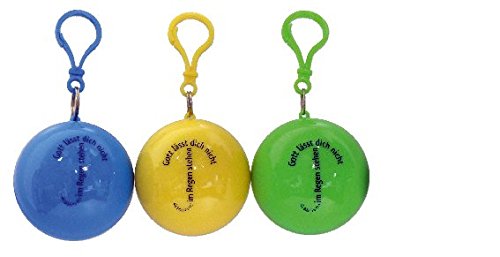 Preisvergleich Produktbild Regenponcho i Kugel,Karabin,grün,Gott lässt