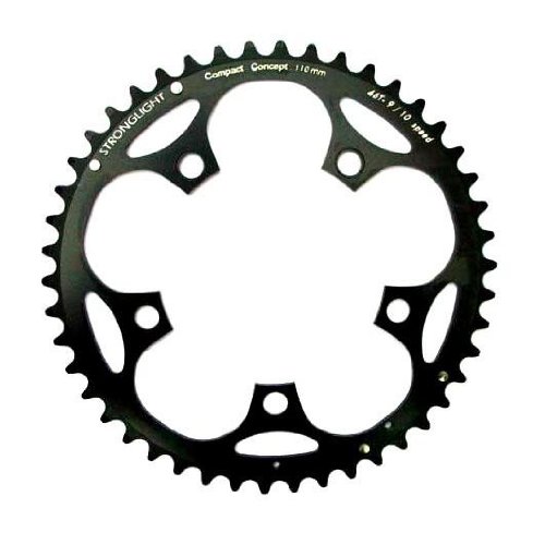 STRONGLIGHT KETTENBLATT Alu 5-Arm Lochkreis 110mm sw. versch. Größen - 2