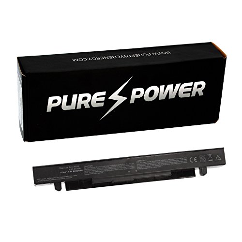 PURE⚡POWER® EXTENDED Laptop Akku für Asus A41-X550A (14.4V, 4400 mAh, schwarz, 8 Zellen)