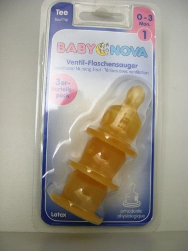 Preisvergleich Produktbild Baby Nova Sauger Ventil Flaschensauger Nr. 1 Lat. Tee