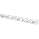 DIGITUS Modular Patch Panel - 24 Ports - 1U - Logo Panels - Shielded - For | Shielded &ndash; Nameplates &ndash; For Keystone Modules and