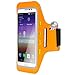 Price comparison product image Sport arm case holder Sport Jogging Fitness LED light Huawei Ascend P7 orange