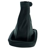 Schaltsack aus 100% Echtleder in der Farbe schwarz