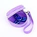 Produktbild Portable Zip Bag Geschenk für Fidget Hand Spinner Dreieck Finger Spielzeug Focus Daten Kopfhörer Kabel Kopfhörer Kopfhörer Tasche Box Tragetasche Paket (Lila)