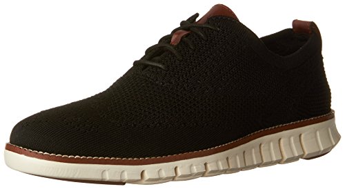 COZ7W|#Cole Haan Zerogrand Stitchlite Oxford, Scarpe Stringate Uomo, Schwarz Black/Ivory, 42.5 EU