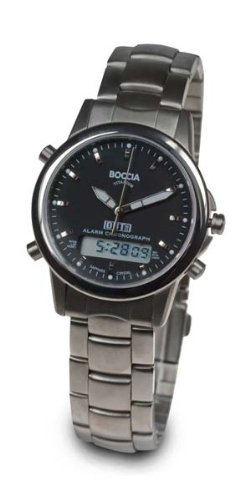 Boccia Herren-Armbanduhr Edelstahl 3798-03 Boccia Herren-Armbanduhr Edelstahl 3798-03