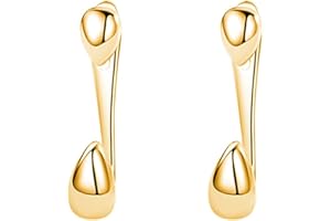 SLUYNZ 925 Orecchini a Goccia in Argento Sterlina Borchie per Donne Ragazze Adolescenti Lacrima Orecchini Giacca