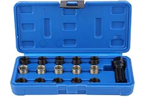 Cocoarm Reparationssats med tändstift 16 st, stål M14 x 1,25 | Återställ skadade M14/M16 nät, härdat stål hållbart motstånd