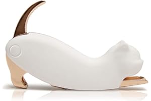 Winkee - Miau nóż kelnerski | stylowy nóż kelnerski | otwieracz do butelek wina z nożem do folii | korkociąg do wina w kształcie kota | prezent na Boże Narodzenie, urodziny