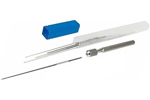 Dönges Set di frese per ugelli, 12 pezzi, con supporto, in custodia di plastica