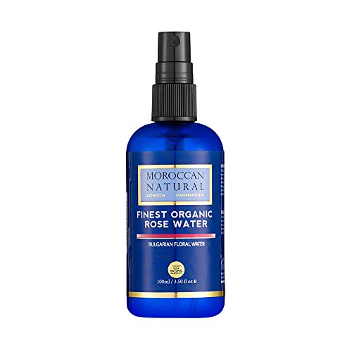 Organic by Moroccan Natural Finest Organic Bulgarian Rose Water 100ml
