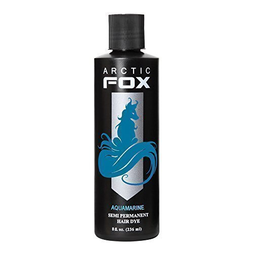 ARCTIC FOX 100% VEGAN SEMI PERMANENT HAIR COLOUR DYE (8oz, AQUAMARINE)