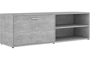 vidaXL Mobile Porta TV Grigio Cemento 120x34x37 cm in Truciolato