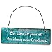 Produktbild Homeyourself Metallschild der Lack ist Zwar ab aber Ich Mag Meine Grundierung 25 x 8 cm aus Alu Verbund (Alu, Kunststoff) für In- und Outdoor Deko Schild Dekoschild Wandschild außen und Innen