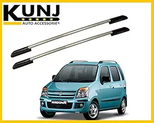 Vocado Silver Sleek Model Car Roof Rail with 3m Adhesive Tape for Wagon-r