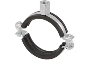 FIXOTEC 2 Stück - mittelschwere Schraubrohrschelle M8-M12 Größe 63-68 mm x M10/M12