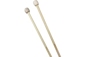LAUREL & MASON Bamboo Knitting Needles Pair, 35cm Long Single Point Knitting Needle Set 4mm - 25mm (4mm)