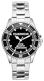 Feuerwehr Geschenk Artikel Idee Fan Uhr 2413