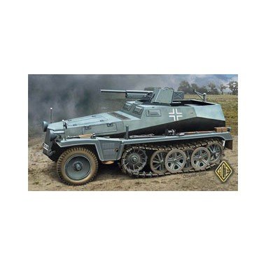 Preisvergleich Produktbild Ace ACE72253 - Sonderkraftfahrzeug 250 / 10 leichter Schutzenpanzerwagen, 3.7 cm