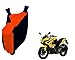 Auto Pearl Premium Quality - 100% Water Proof Orange Blue Bike Body Cover With Mirror Pockets, Buckle Belt, Carry Bag For - Bajaj Pulsar RS 200 RS.1199.00