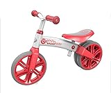 Yvolution Velo Kids' Kids Bike Red, aluminium frame, 1 speed lightweight but strong aluminium frame rubber over-mould wheels