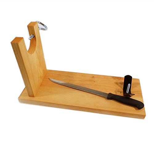EC - Jamonera mit flexiblem Messer Jamonero Schinkenhalter Schinkenständer