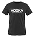 Produktbild Comedy-Shirts VODKA - CONNECTING PEOPLE. Herren Fun T-Shirt Schwarz Gr. S