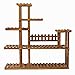 Produktbild CWJ Blumen-Stand-Multifunktions-Shelfs Indoor-Regal Massivholz mehrere Schichten Balkon dekorative Regal Wohnzimmer Pflanze Indoor und Outdoor-Blumen Topflappen